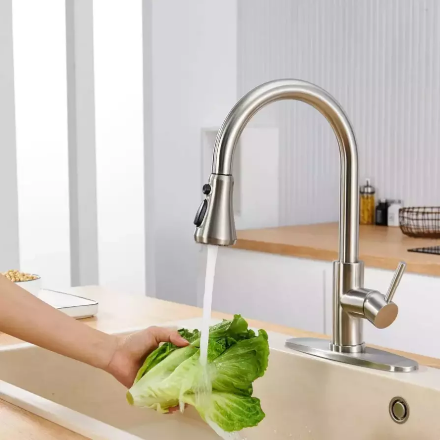 Universal Pull Down Spray Head Replacement for Kitchen Faucet