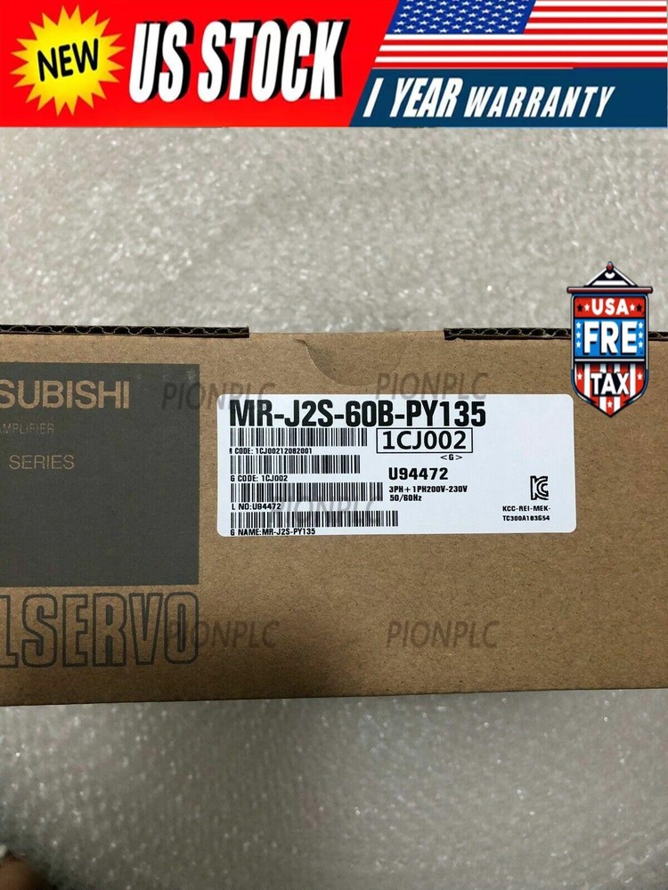 MR-J2S-60B-PY135 Mitsubishi servo driver new MRJ2S60BPY135  US Free TAX