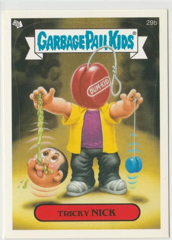 Tricky Nick 29b Garbage Pail Kids GPK 2006 ANS5 All-New Series 5
