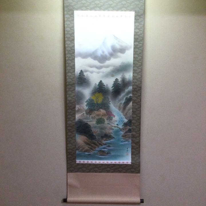 Hanging Scroll , Kamiki Family'S Change Of Circumstances, By Suiho Kikuchi, Silk