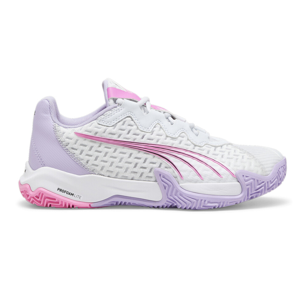Puma Nova Elite Womens Grey Racquet Sports Sneakers Lightweight 10778501  