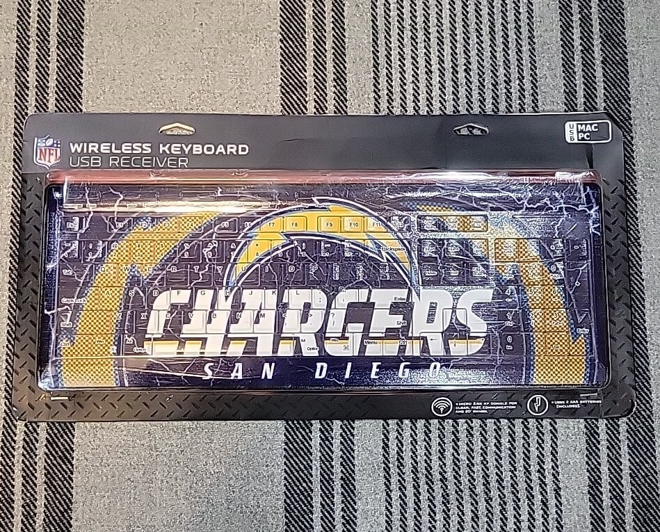 San Diego Chargers Wireless Keyboard Mac