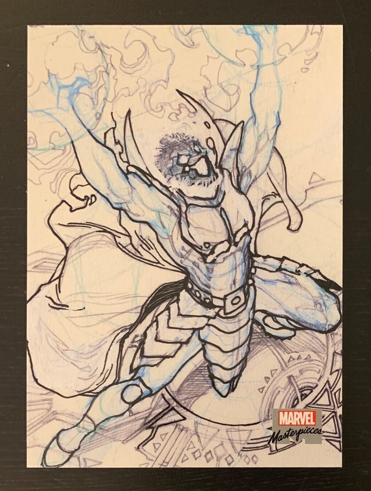 2018 Marvel Masterpieces Dormammu #51 Art Parallel Card Base #32  