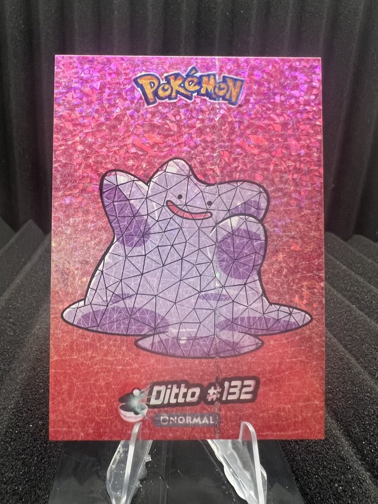 Ditto 132 Cracked Ice Holo Crystal Collection 2024 Pokemon Card
