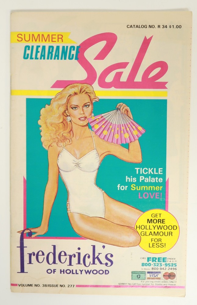 Frederick's of Hollywood Summer Clearance Sale Vintage Magazine Catalog 1983-image