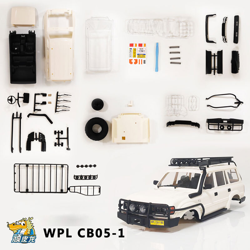 1Set 1/16 Assembly Car Shell Body Cover Kit For WPL C14 C24 RC Truck DIY Parts