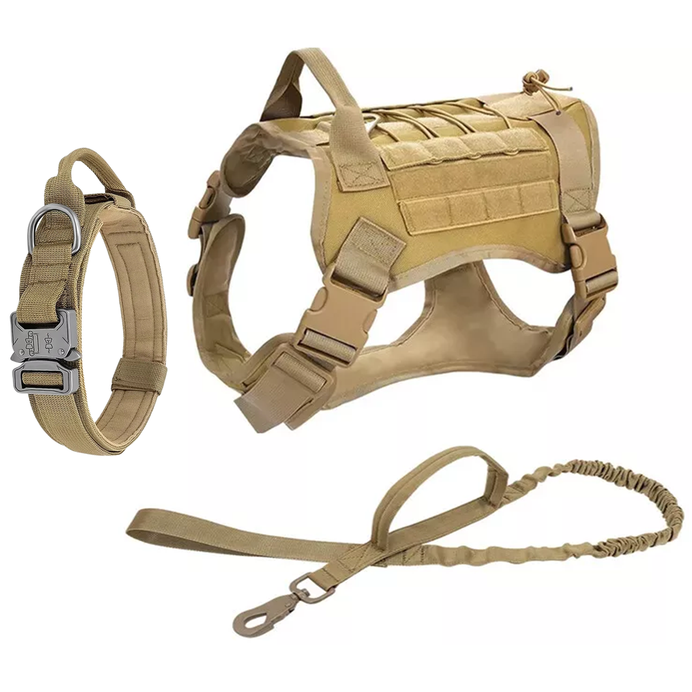 Tactical Dog Harness with Handle No-pull Large Military Dog Vest US Working Dog