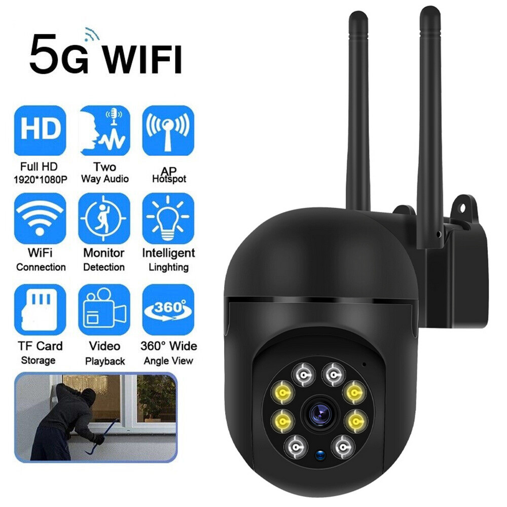 Wireless Security Camera System Outdoor Home 5G Wifi Night Vision Cam 1080P HD