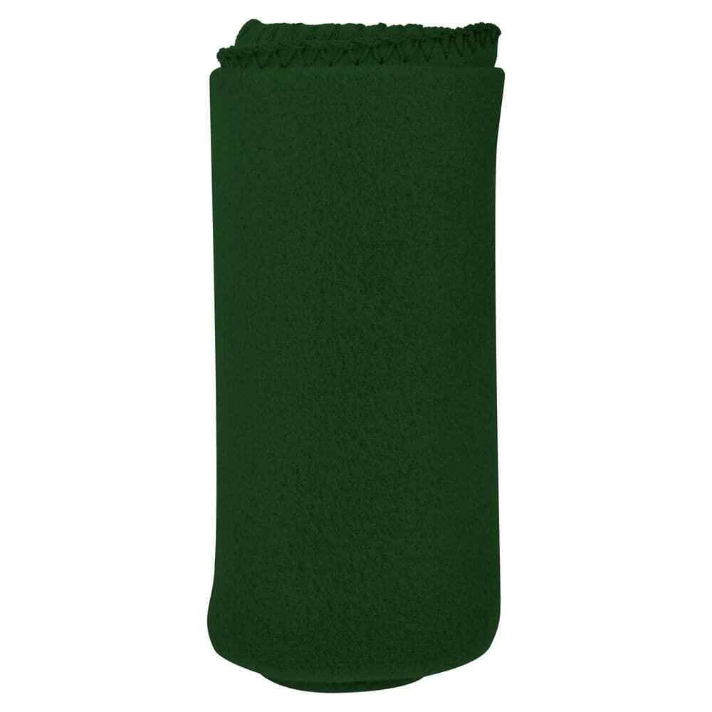 50 in. x 60 in. Dark Green Super Soft Fleece Throw Blanket (Set 24)