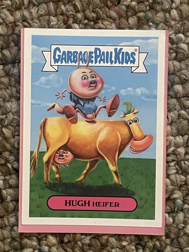 Hugh Heifer 2019 Topps Garbage Pail Kids We Hate the 90s Series 3b
