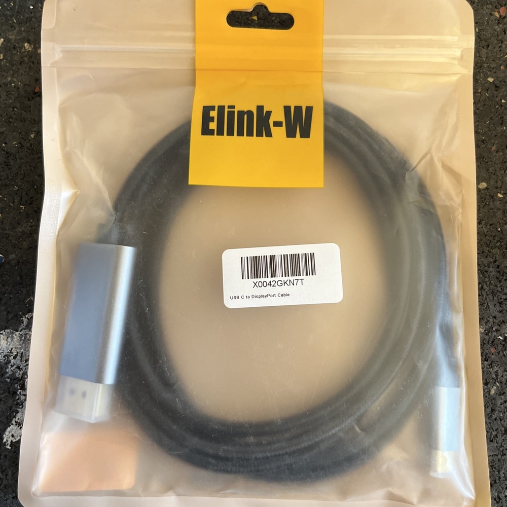 6ft USB-C to DisplayPort Cable for 4K Video & Fast Charging