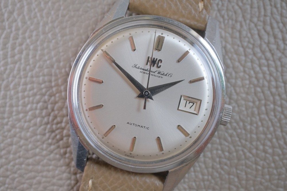 Serviced IWC ref.R820AD round model automatic cal.8541B 1970's