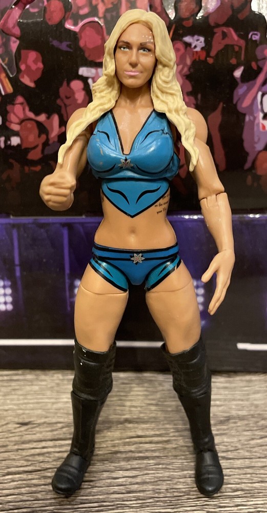WWE Charlotte Flair Basic 71 Wrestling Figure Wrestler  Loose