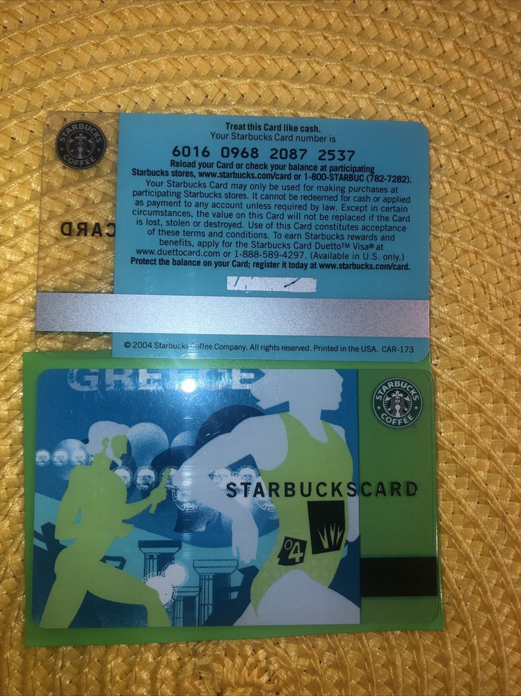 Starbucks gift card 2004 