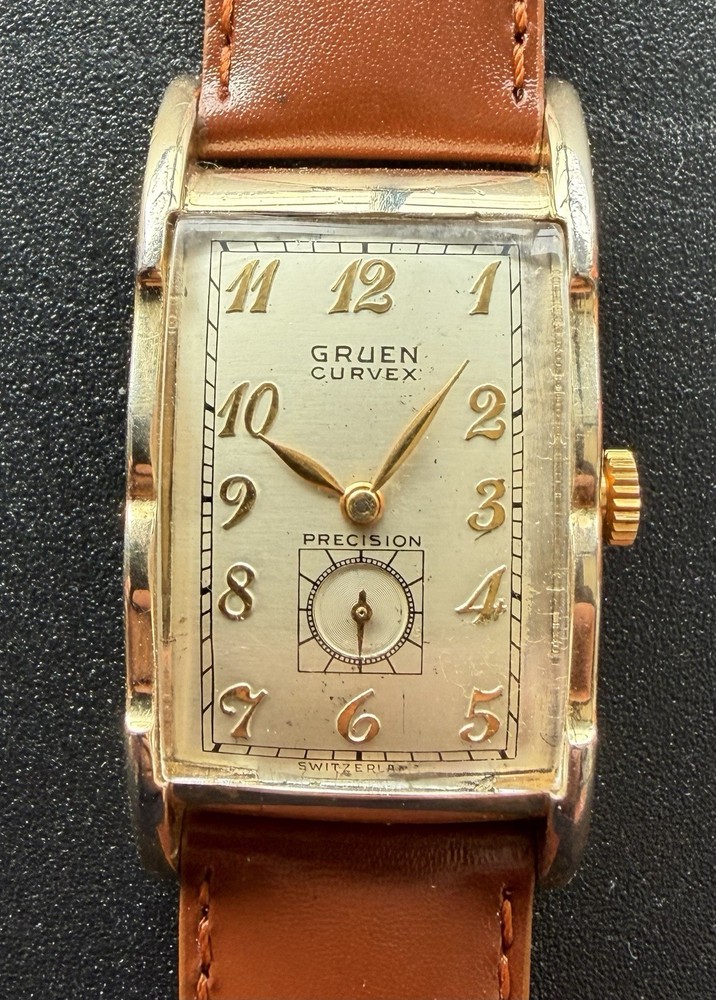 Rare GRUEN Curvex Precision 10K Gold Filled Watch