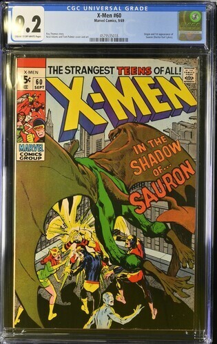 X-Men #60 1969 Marvel Comics CGC 9.2 1st app Sauron