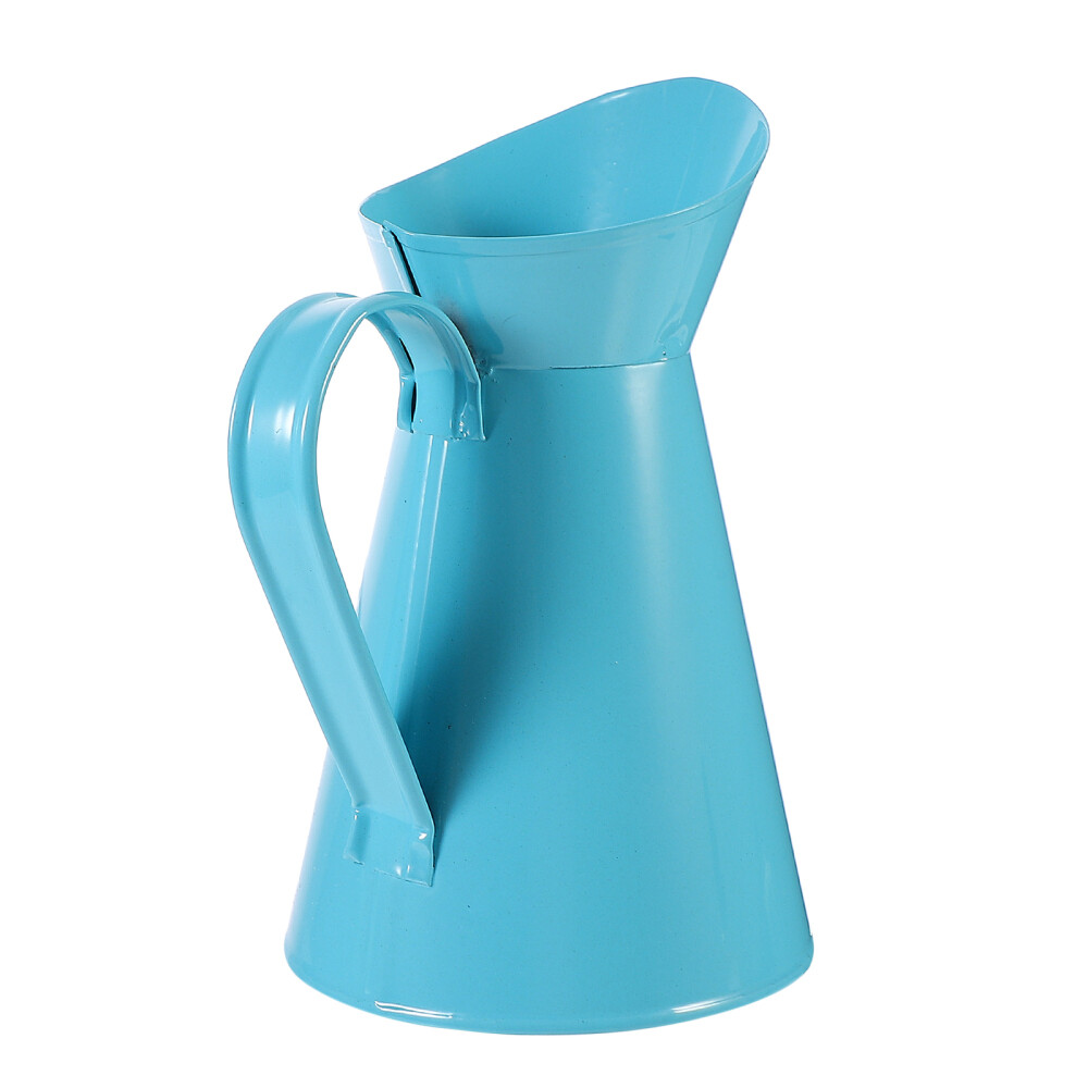 Milk Jug Pot Plant Decorative Pitcher for Flowers Tin Bucket Elegant