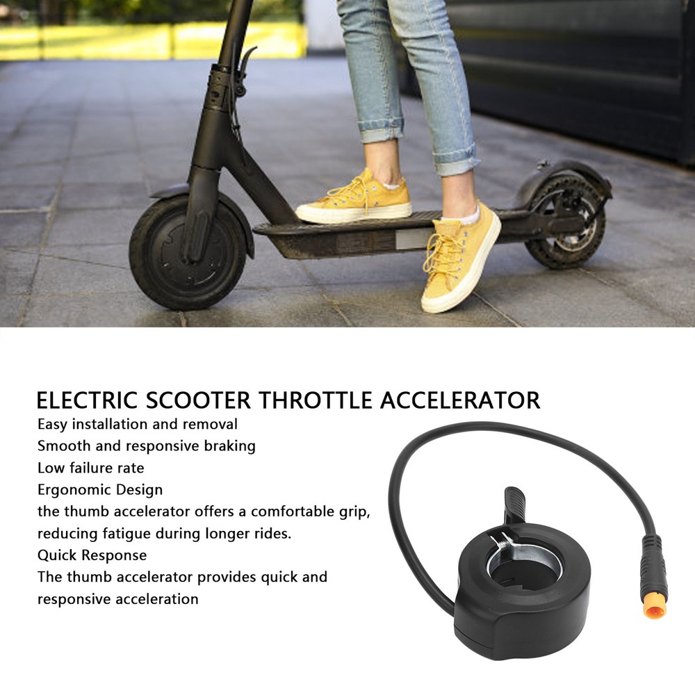 Electric Scooter Throttle Accelerator 130X Thumb Throttle Waterproof 3 Pin