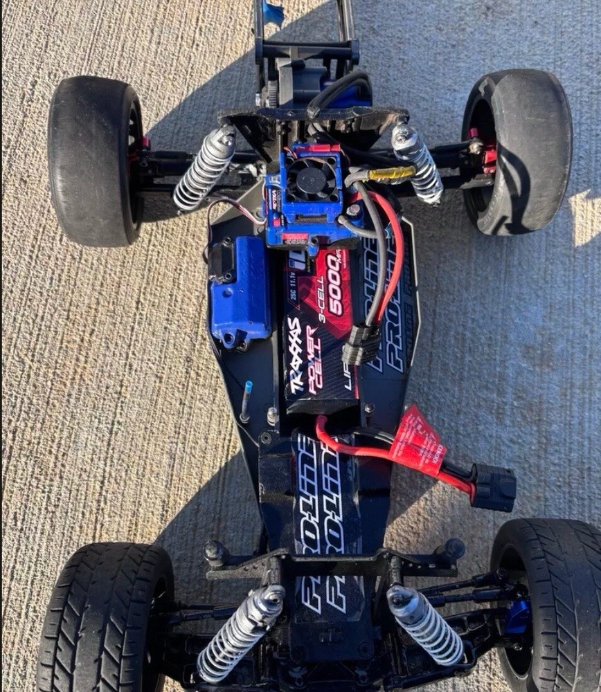 Traxxas Rustler Drag Car Fast Runs Perfect No Issues  