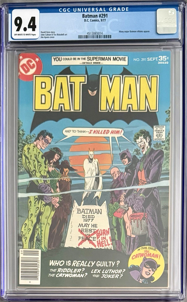 Batman #291 (DC Comics September 1977)