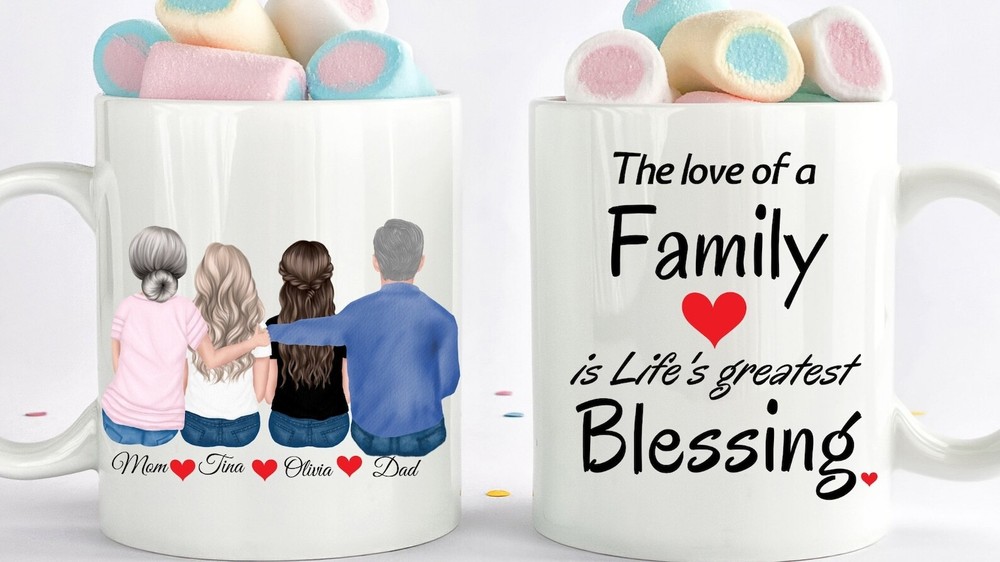Personalized Family Coffee Mug Sibling Coffee Mug Mothers Day Gift From Siblings