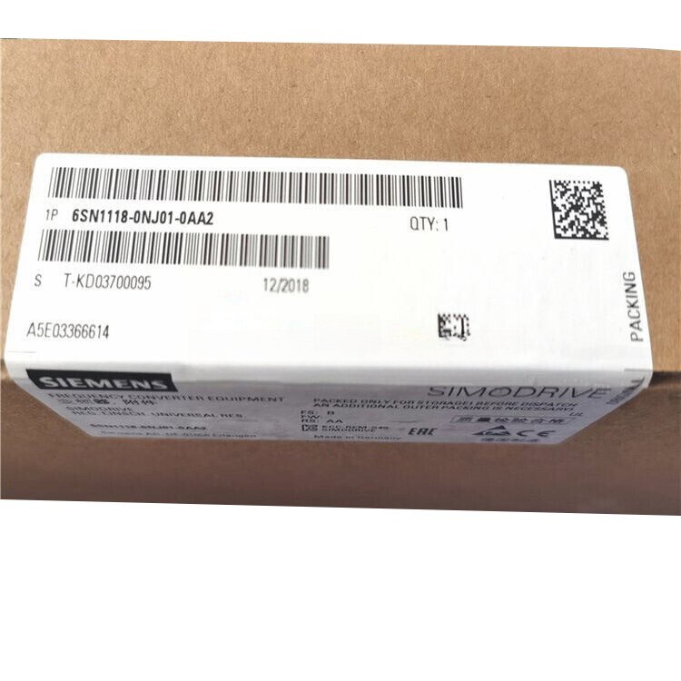 6SN1 118-0NJ01-0AA2 New SIEMENS SIMODRIVE 611 Module 6SN1118-0NJ01-0AA2