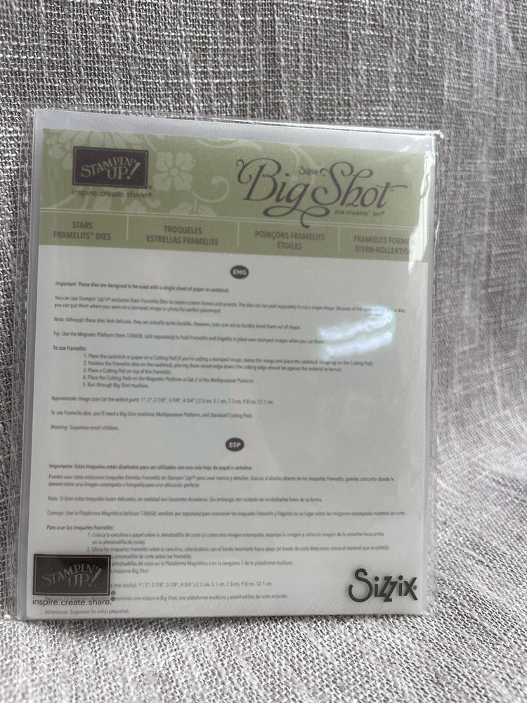 Stampin' Up! Retired STARS Framelits Dies