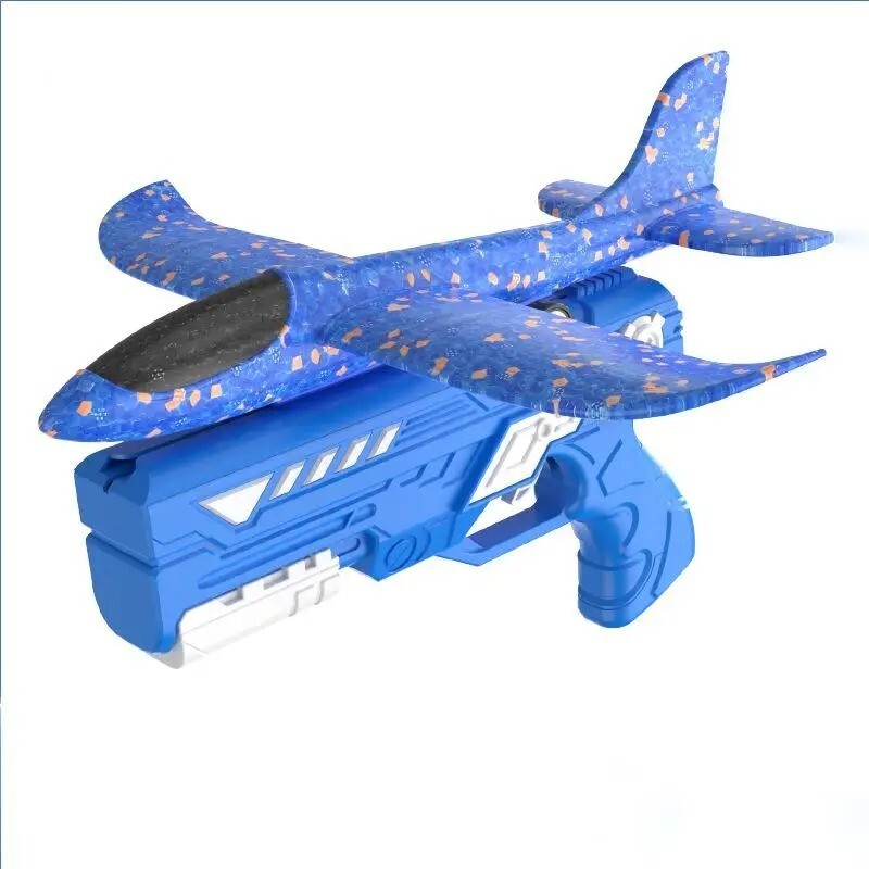 Foam Launcher Airplane Toy for Kids Outdoor Fun