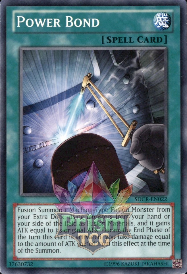 Power Bond Super Rare SDCR-EN022 Yugioh Trading Card