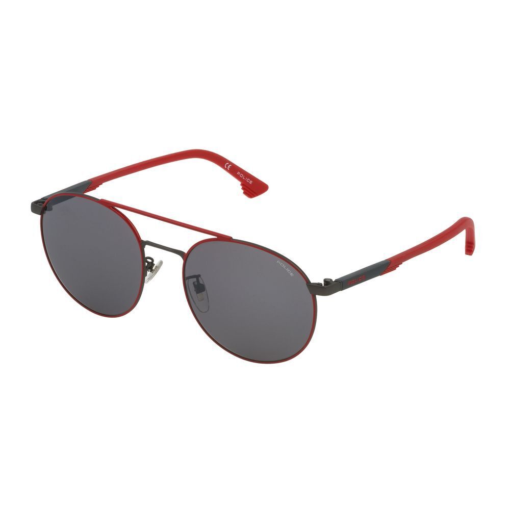 Police Gray Metal Sunglasses | Stylish & Durable Eyewear for Men and Women