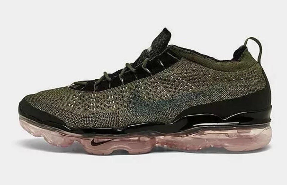 Nike Air VaporMax 2023 Flyknit Medium Olive Pink DV1678-200 Men Size 12.5