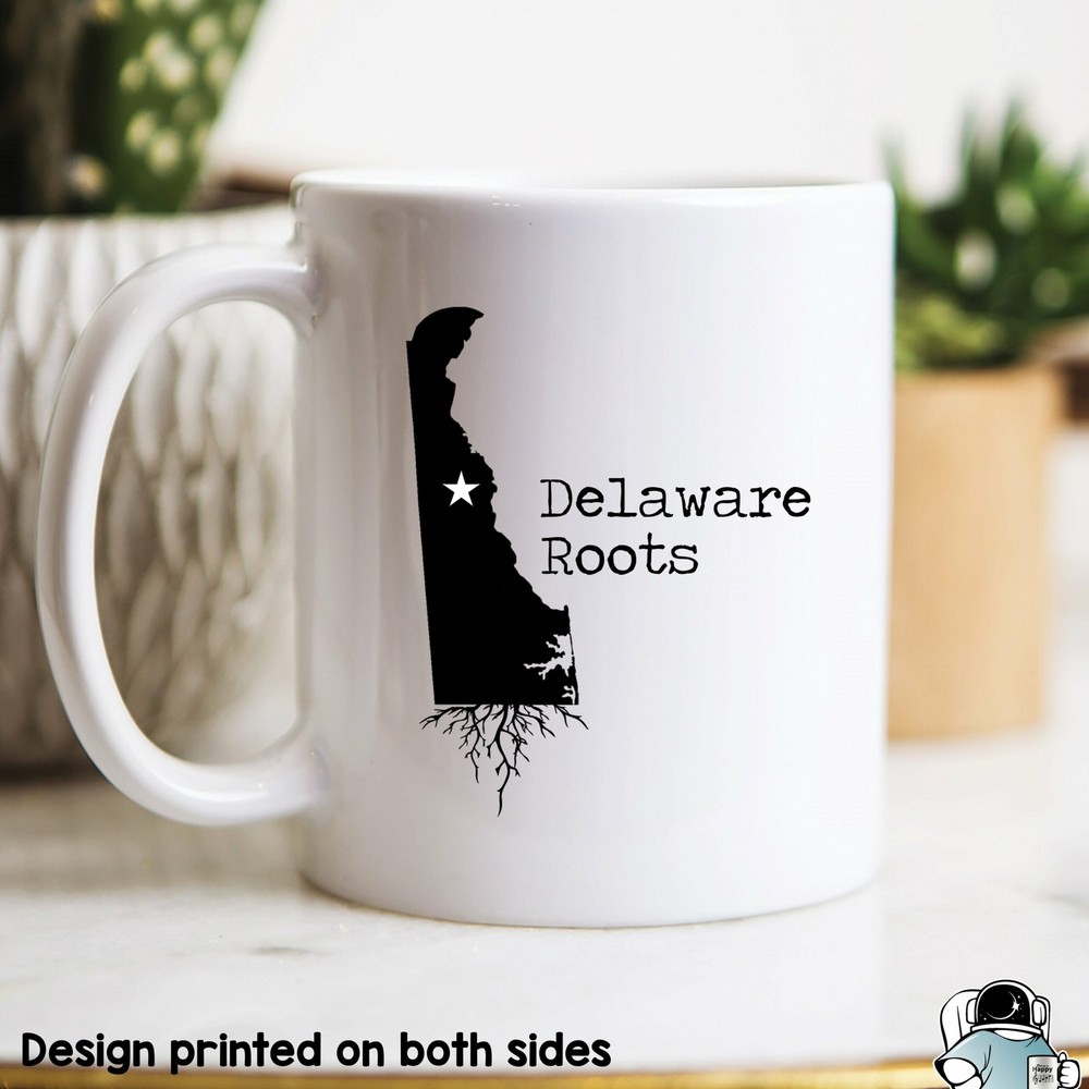 Delaware Map Coffee Mug - Perfect DE State Gift Idea