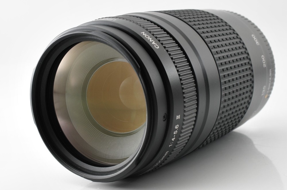 MINT Canon EF 75-300mm f4-5.6 II Telephoto Zoom Lens in Box Japan #156+