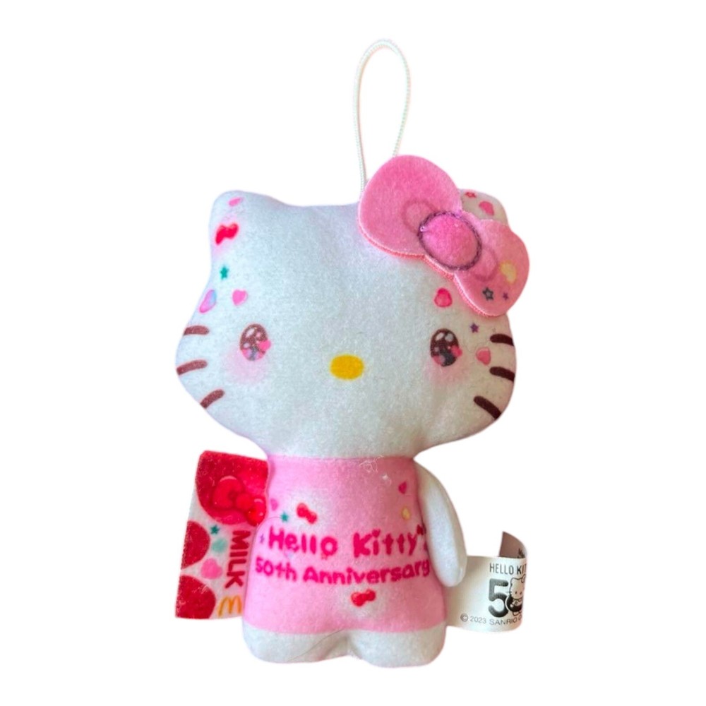 Hello Kitty 50th Anniversary Sanrio McDonald's happy Meal Limited Kitty Pink