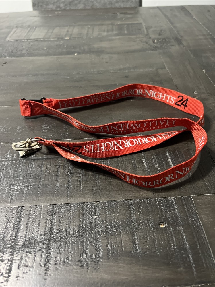 Halloween Horror Nights 24 Lanyard Universal Studios Souvenir 2014
