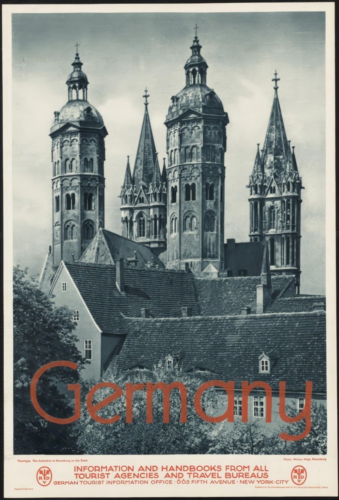 Germany Europe German Vintage Travel Poster Print Wall Art
