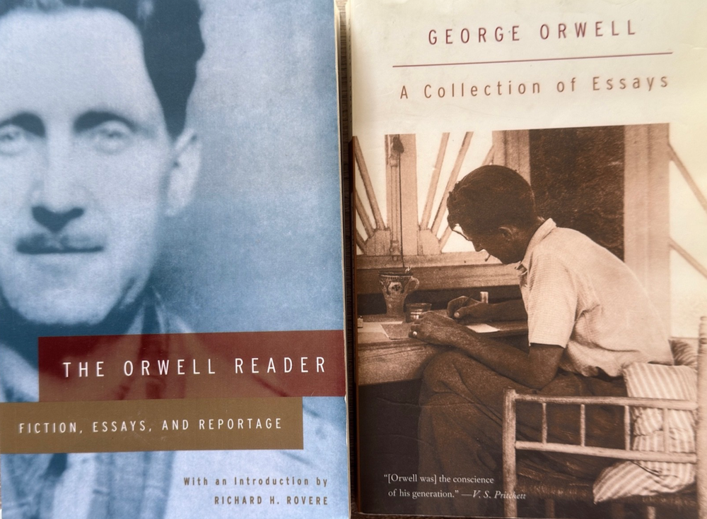 LOT 2 GEORGE ORWELL SOFTCOVERS READER FICTION ESSAYS REPORTAGE COLLECTION OF