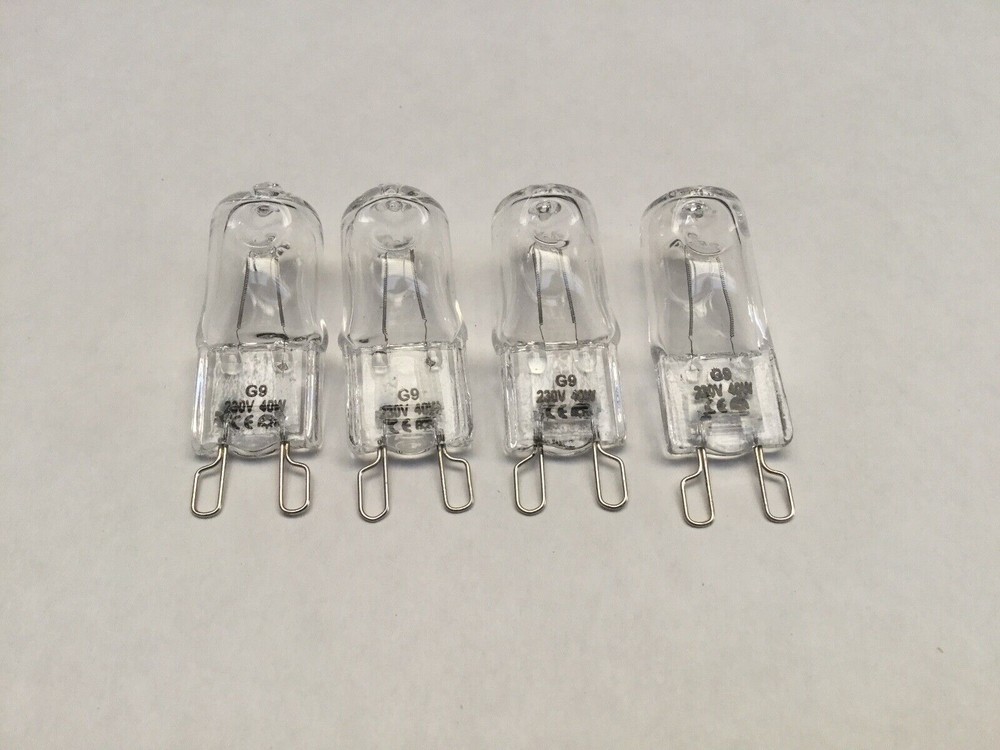 4-Pack 40W Smeg Oven Halogen Bulbs FS61XNG8 FS9010CER FS9010XS