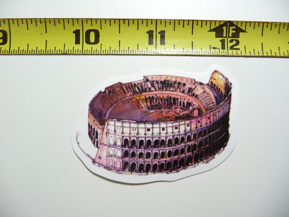 COLOSSEUM ARENA ROME ITALY #3 DECAL STICKER LANDMARK TOURIST DESTINATION LAPTOP