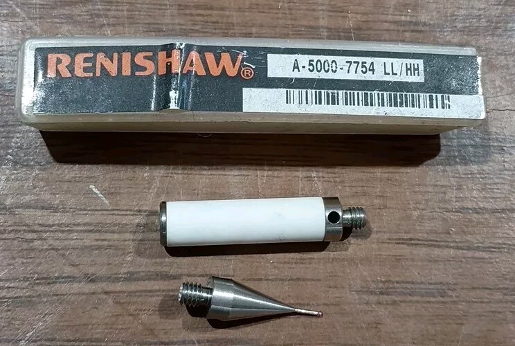 RENISHAWA-5000-7754 LL/HH PROBE WITH RED STYLUS BALL & Extension