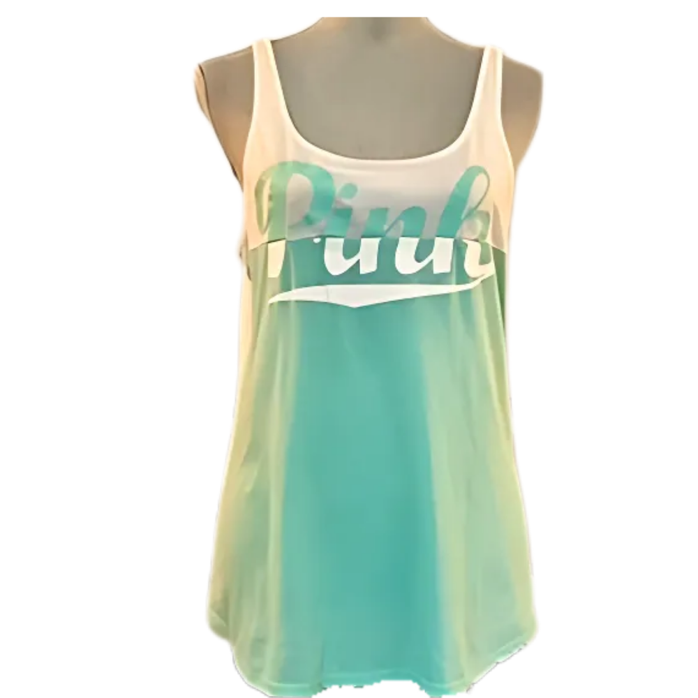 Victoria’s Secret PINK Set - Scoop Tank Teal XL & PINK Limited-Time Sunglasses-image