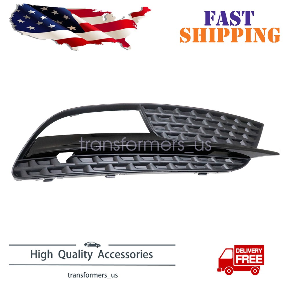 Passenger Side Fog Light Lamp Cover For 2012-2017 Audi A5 Quattro 2013-2014 A5