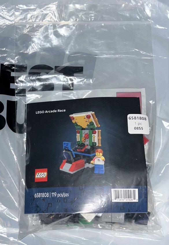 Lego Arcade Race 6581808 Brand New Best Buy EXCLUSIVE Poly Bag