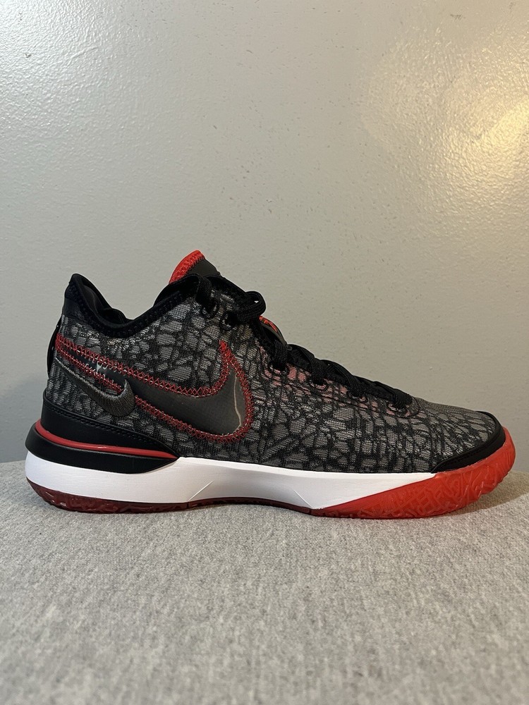 Nike Lebron Nexxt Gen Black/White Red Basketball Men's Shoe Size 10 DR8784 001