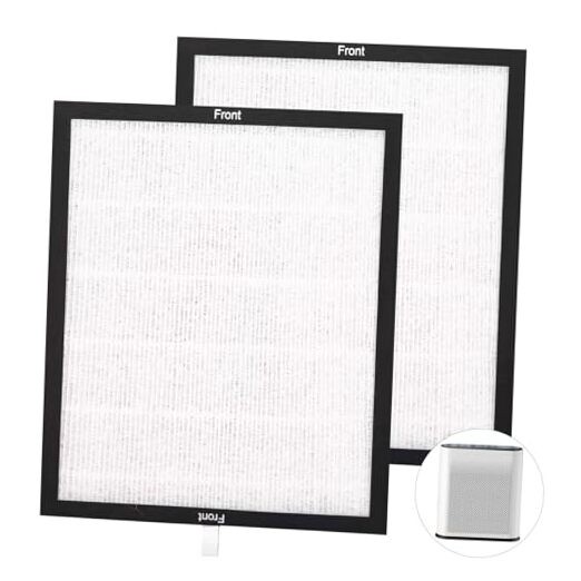 MOO-KA TL2867 HEPA Replacement Filter 2-Pack 3-in-1 for Air Purifier