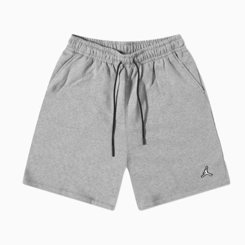 Nike Jordan Brooklyn Fleece Mens Shorts Gray Jumpman Logo Athletic DQ7470 091