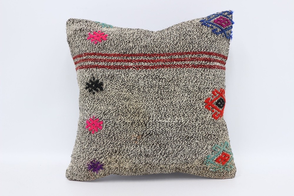 Boho Pillow Sham Cover, Vintage Pillow, 14