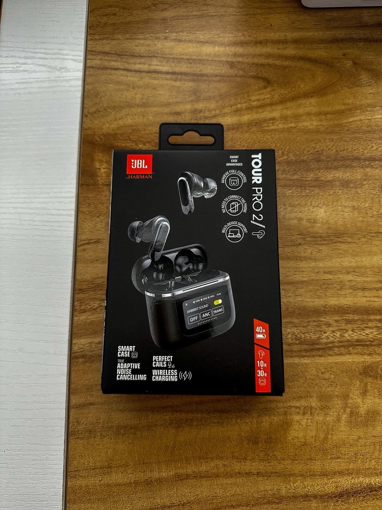 JBL Tour Pro 2 True Wireless Headphones - Black FREE SHIPPING