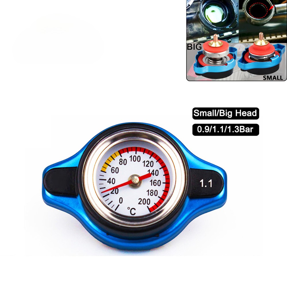 Modified car motorcycle radiator cap thermometer water tank pressure cap D1