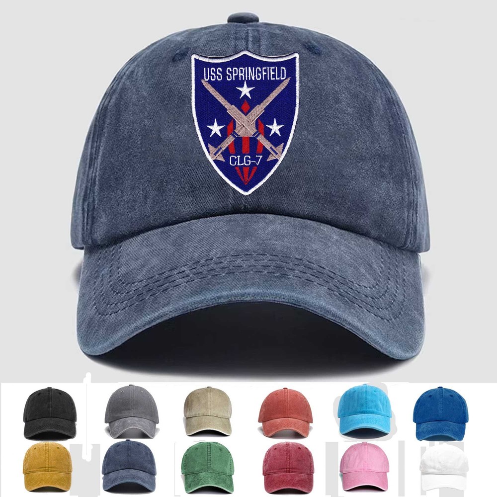 Custom Embroidered Hat Springfield CLG-7, Veteran Cap, Trucker Hat, Gift Idea